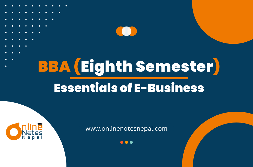Essentials of E-Business - Eighth Semester (BBA) Photo